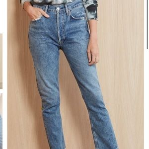 AGOLDE RILEY HIGH RISE STRAIGHT